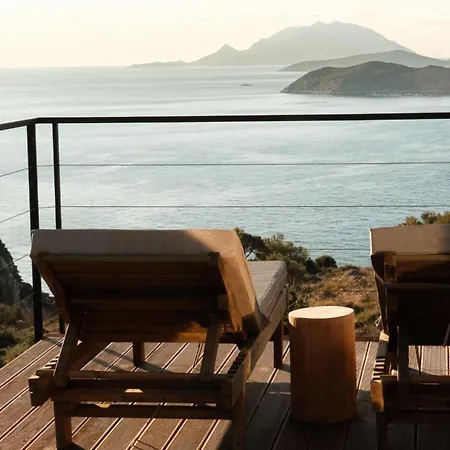 Luxuszelt Dawn To Dusk Sea And Mountain View Kamiros